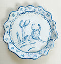 Handmade Stoneware Salad Plate - Cactus Friends