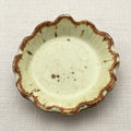 Handmade Scalloped Tapas Plate - Sage Green Stoneware