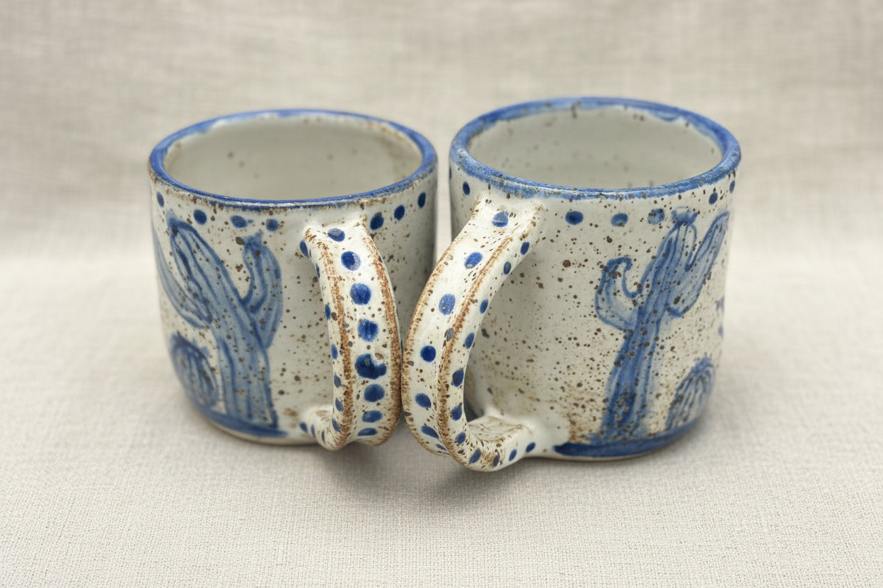 Handmade Ceramic Mug Set of Two - Desert Natives Collection