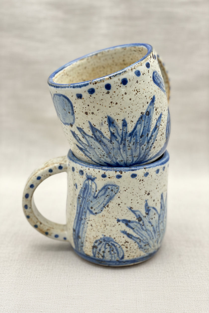 Handmade Ceramic Mug Set of Two - Desert Natives Collection