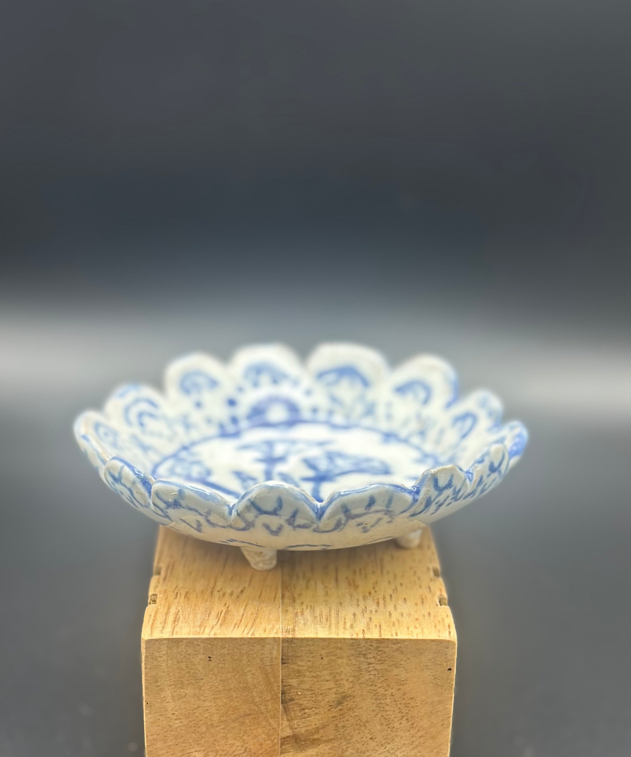 Handmade Prickly Pear Tapas Plates- Set of Two